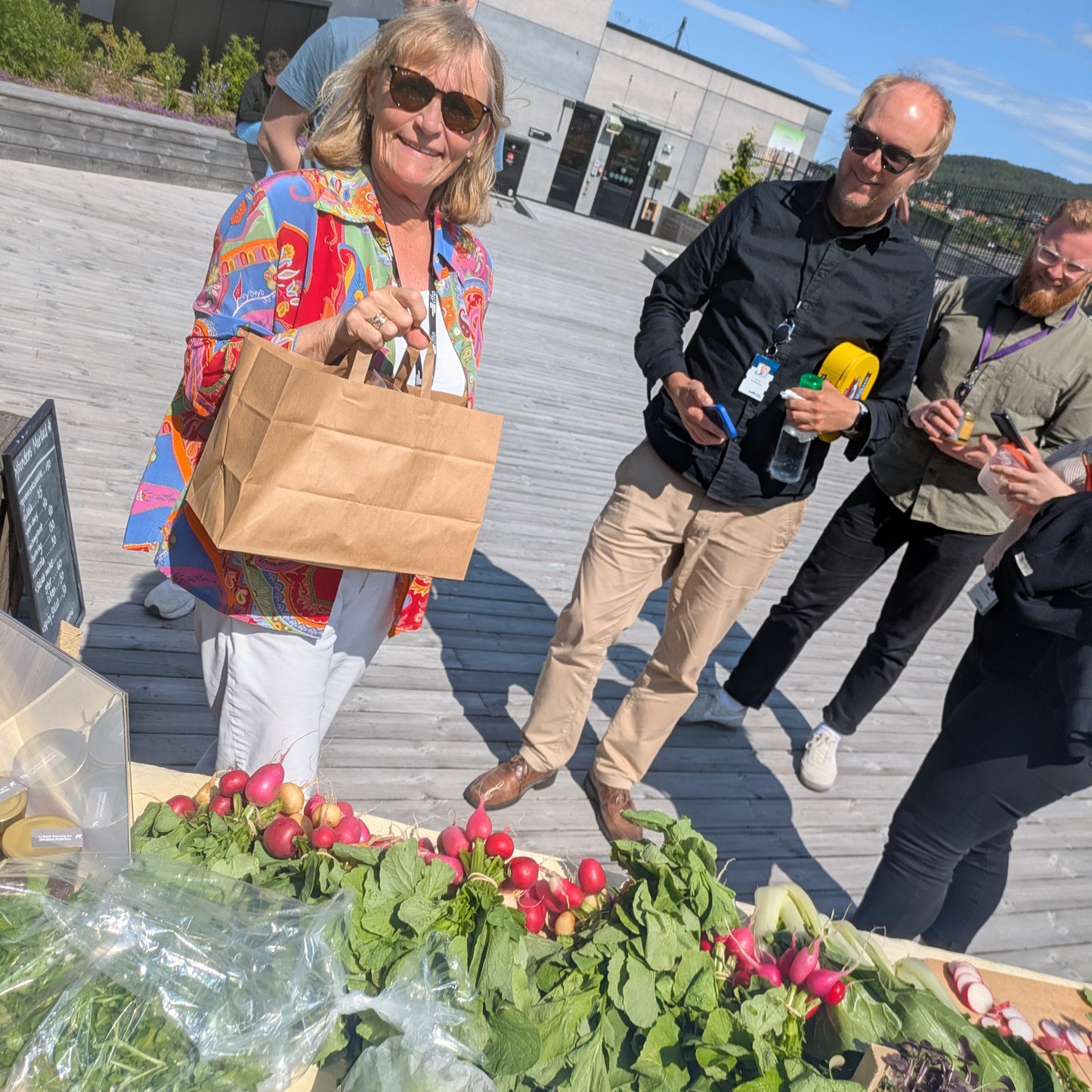 Grønnsakskasse på Bybondens marked / 8. september/ Økern Portal